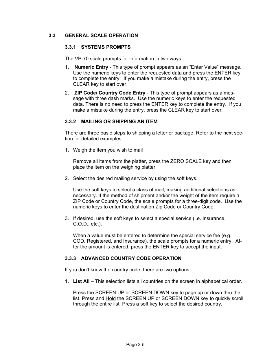 Triner Scale VP-70 Manual User Manual | Page 12 / 51