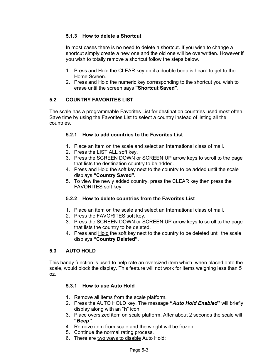 Triner Scale VP-70 Manual User Manual | Page 20 / 51