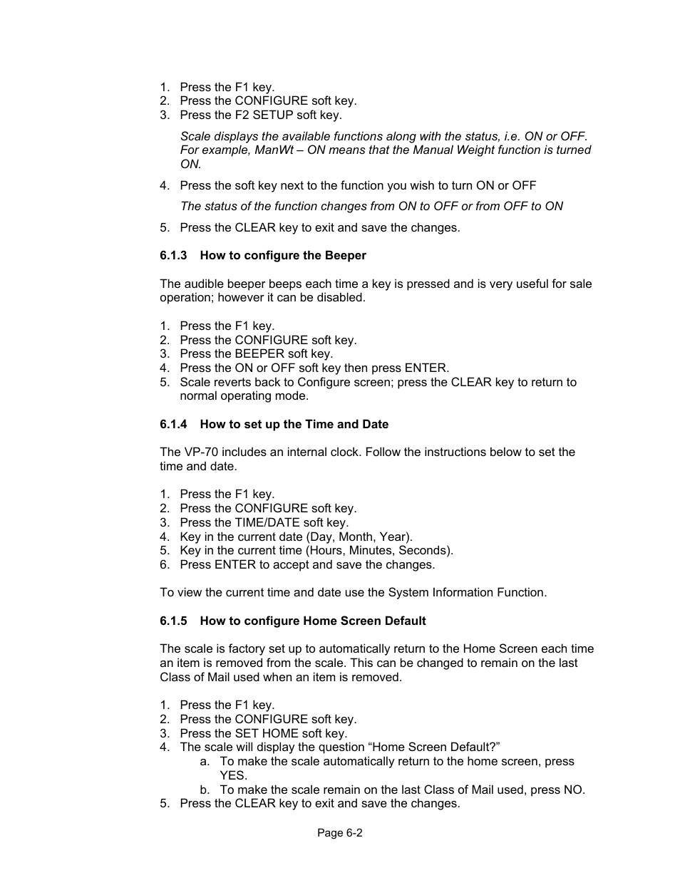 Triner Scale VP-70 Manual User Manual | Page 25 / 51