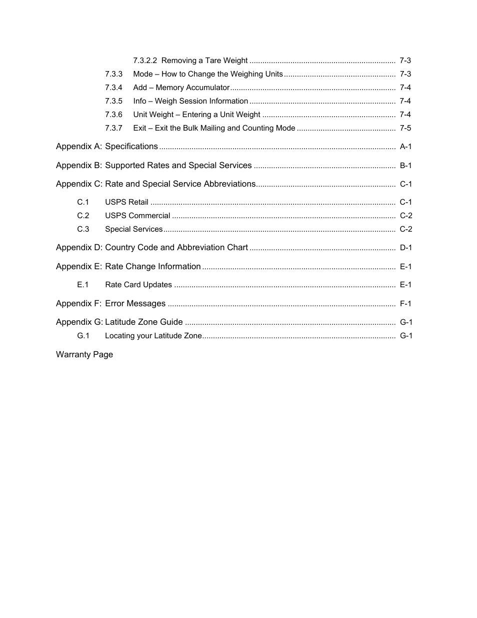 Triner Scale VP-70 Manual User Manual | Page 5 / 51