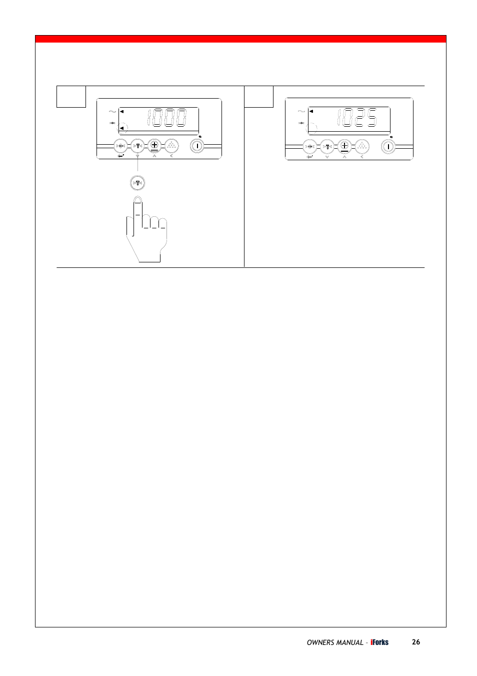 The gross weight is displayed again, Owners manual – i forks 26 | Triner Scale iForks Pt2 User Manual | Page 6 / 22
