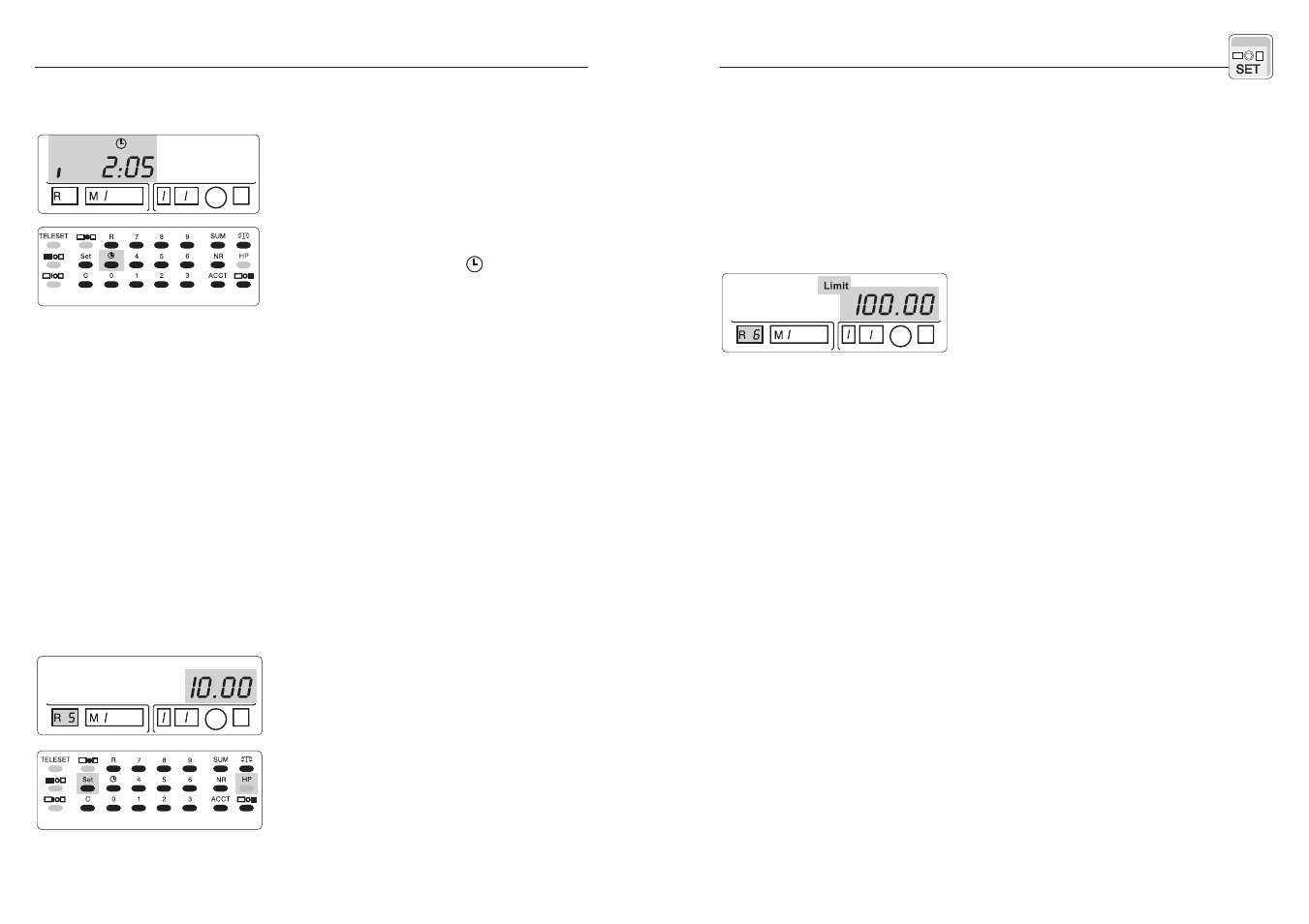 Programming ‘high postage, Low postage warning | Triner Scale T-1000 TELESET User Manual | Page 16 / 27