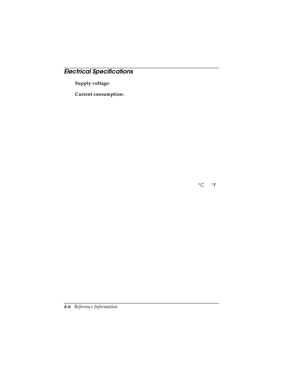 Electrical specifications, Electrical specifications -6 | Triner Scale TMU-295 User Manual | Page 38 / 74