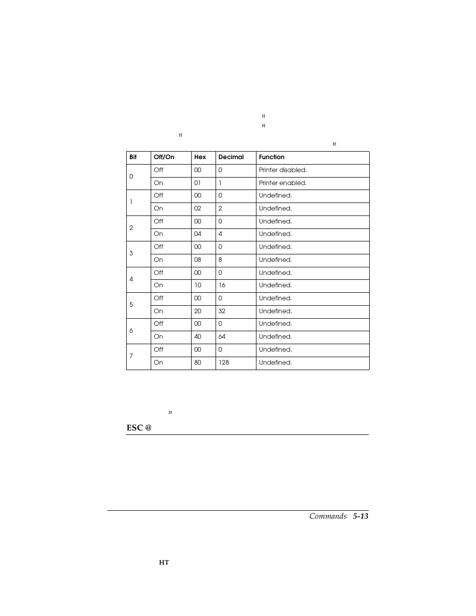 Commands 5-13 | Triner Scale TMU-295 User Manual | Page 53 / 74