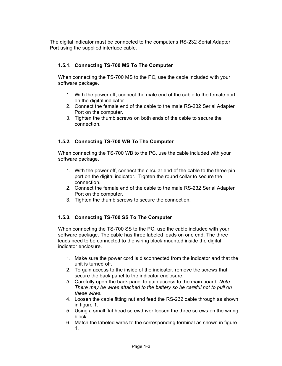 Triner Scale PC DataLog User Manual | Page 6 / 11