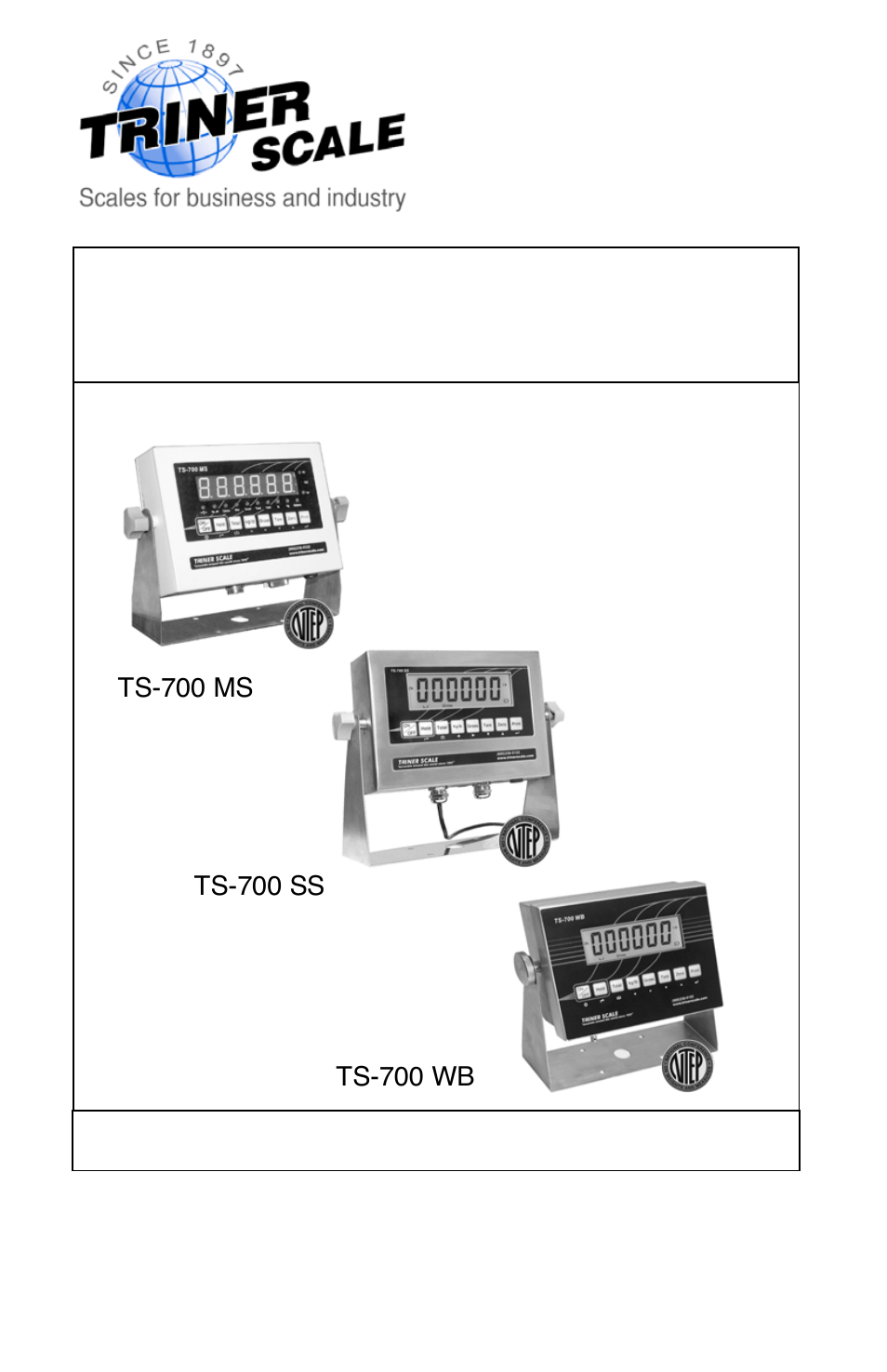 Triner Scale TS-700 Series V4.0 User Manual | 20 pages