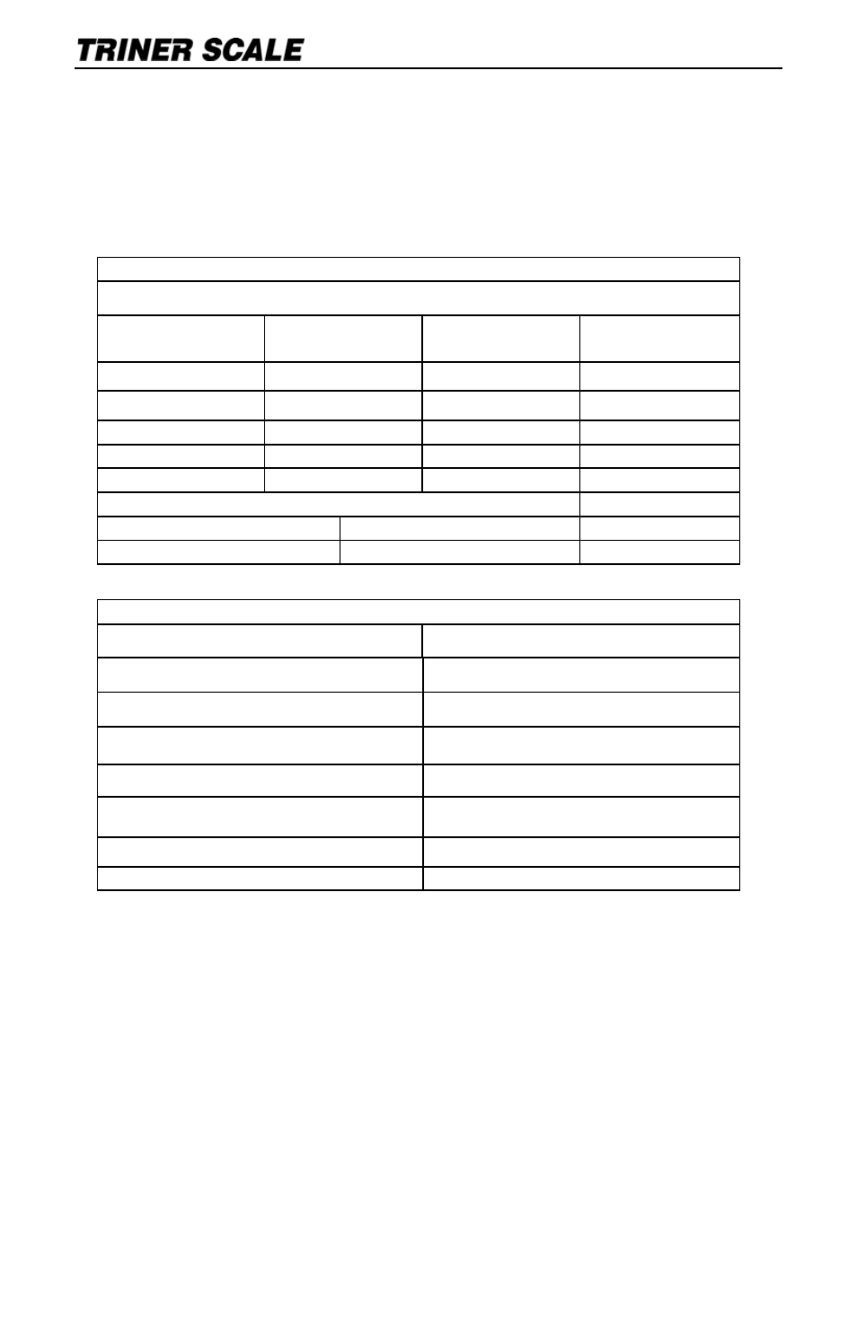 Data output formats, Remote display format | Triner Scale TS-700 Series V4.0 User Manual | Page 14 / 20