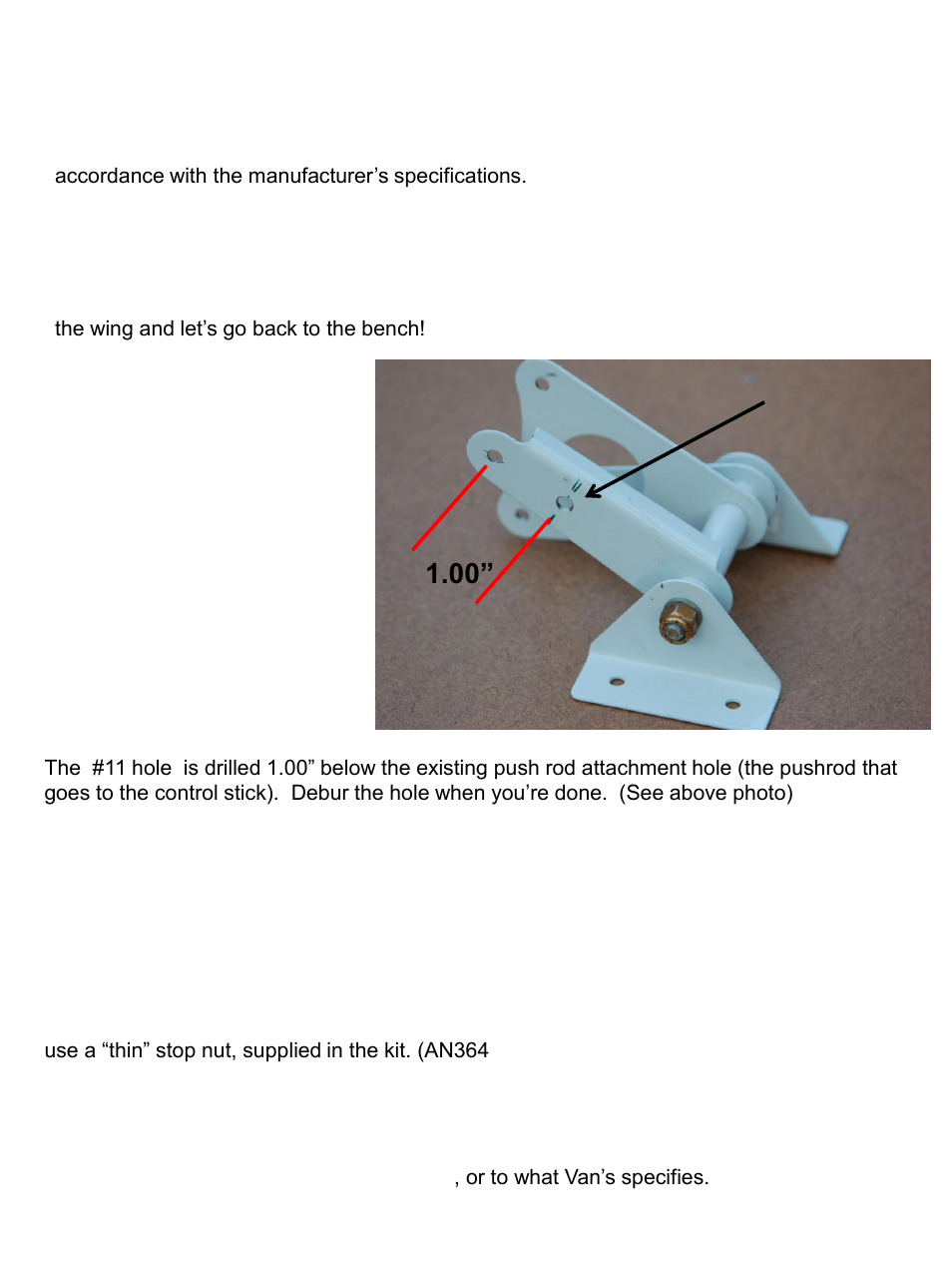 Step 5: step 3, Step 4, 00” drilled by builder | Trio Avionics Wing Servo Mount Installation for RV-7, 8, 9 and 10 User Manual | Page 3 / 7