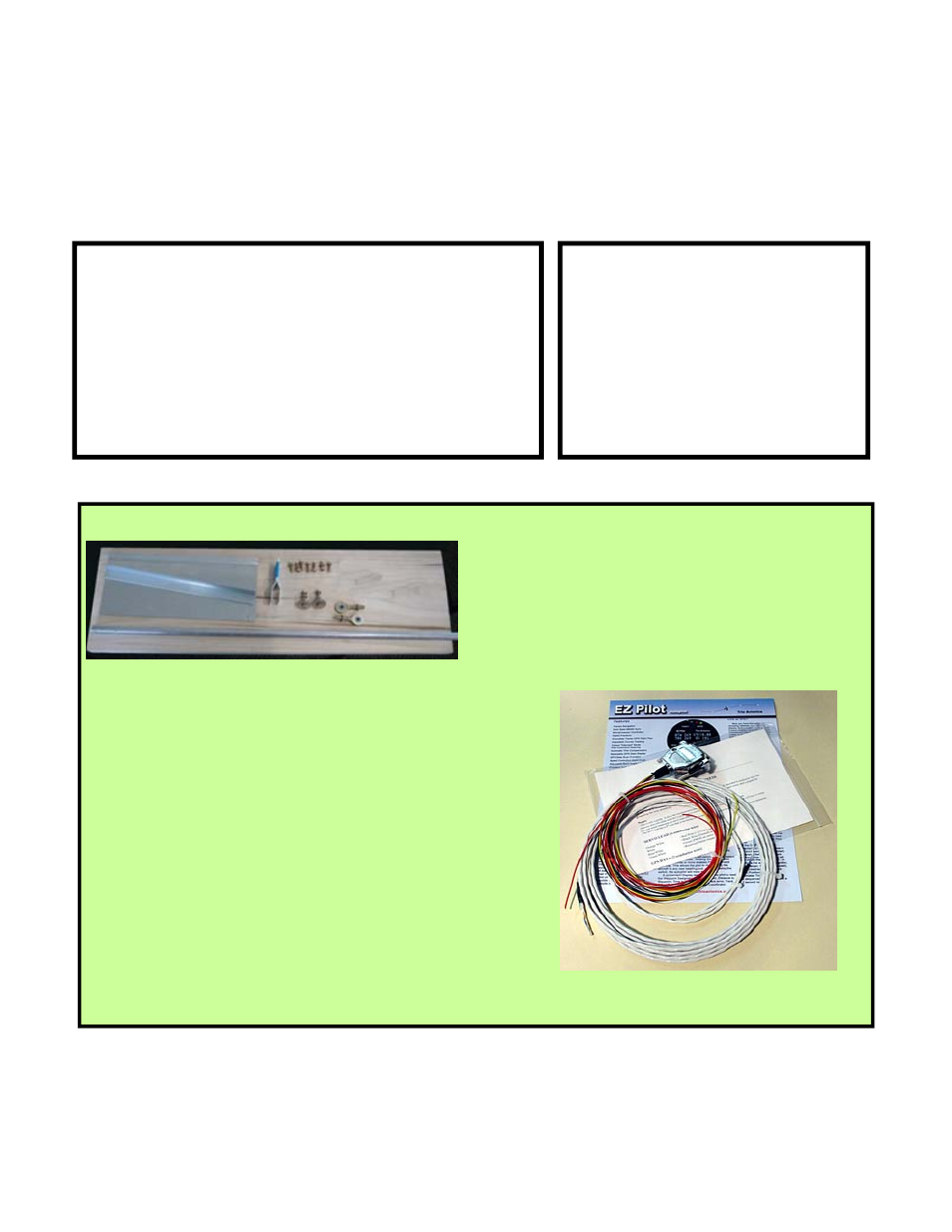 Trio Avionics Wing Servo Mount Installation for RV-4 and RV-6 User Manual | 11 pages