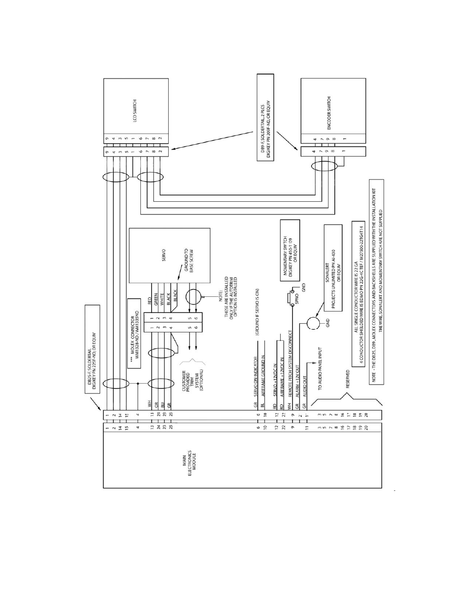 Altitude hold wiring diagram | Trio Avionics EZ Altitude Control User Manual | Page 29 / 32