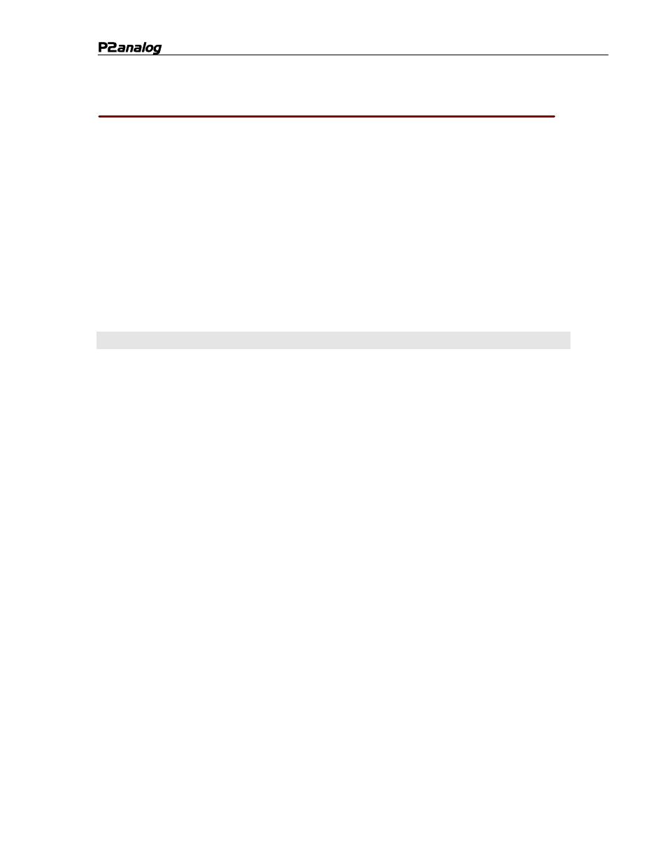 TRUE Systems P2 ANALOG User Manual | Page 4 / 18