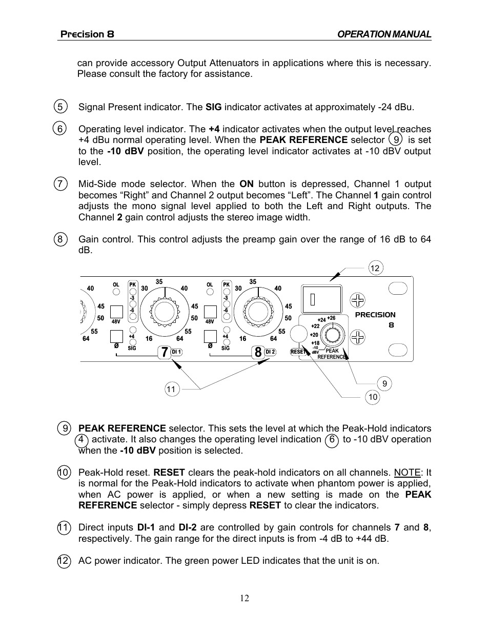 TRUE Systems PRECISION 8 User Manual | Page 12 / 18