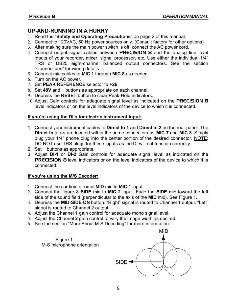 TRUE Systems PRECISION 8 User Manual | Page 6 / 18
