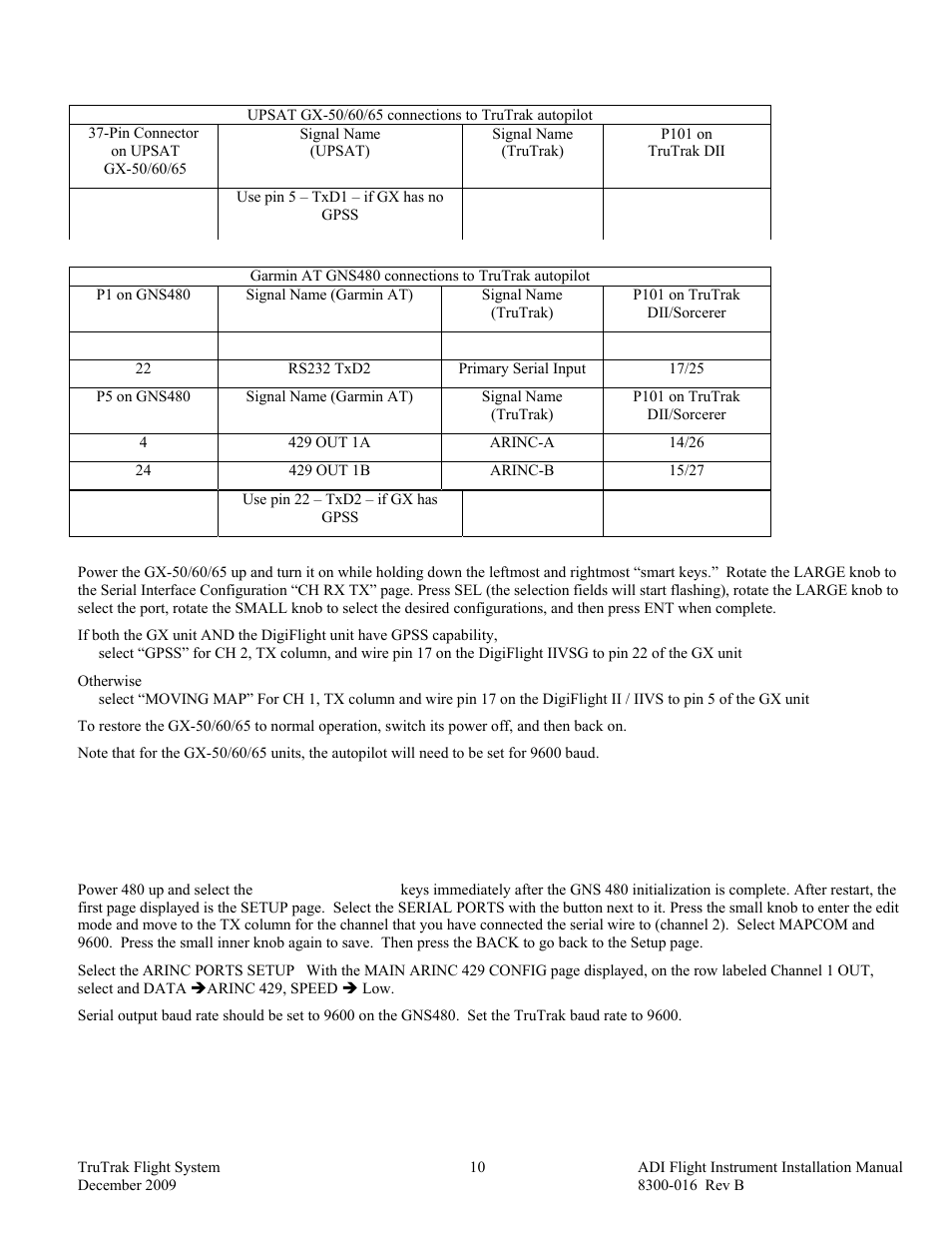 TruTrak ADI User Manual | Page 12 / 16