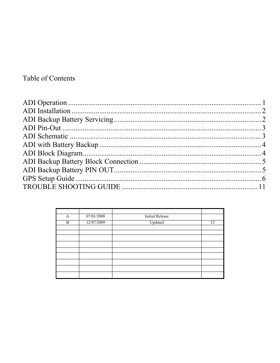 TruTrak ADI User Manual | Page 2 / 16