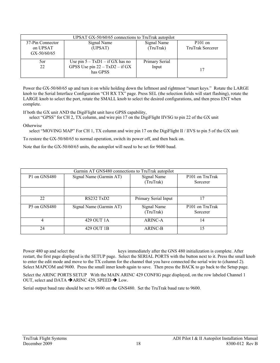 TruTrak ADI Pilot II User Manual | Page 20 / 28