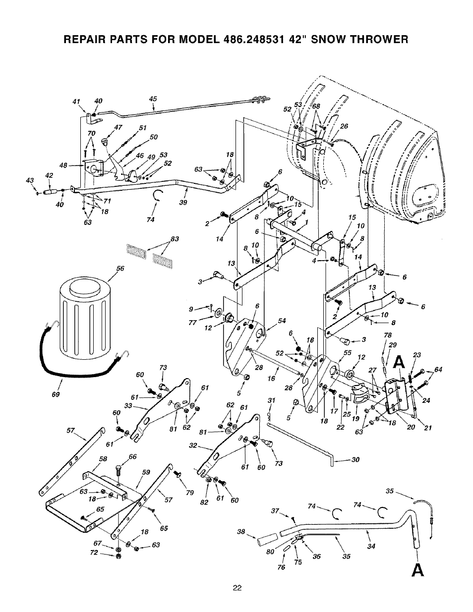 Craftsman 486.248531 User Manual | Page 22 / 28