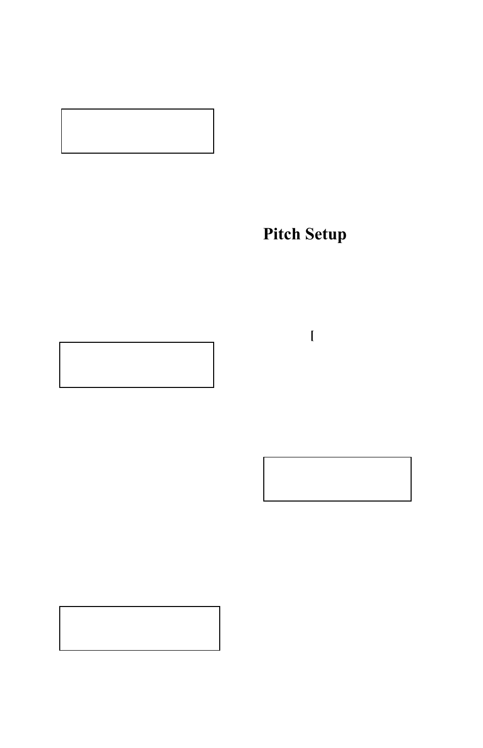 Pitch setup | TruTrak DFC Operating Manual User Manual | Page 15 / 17