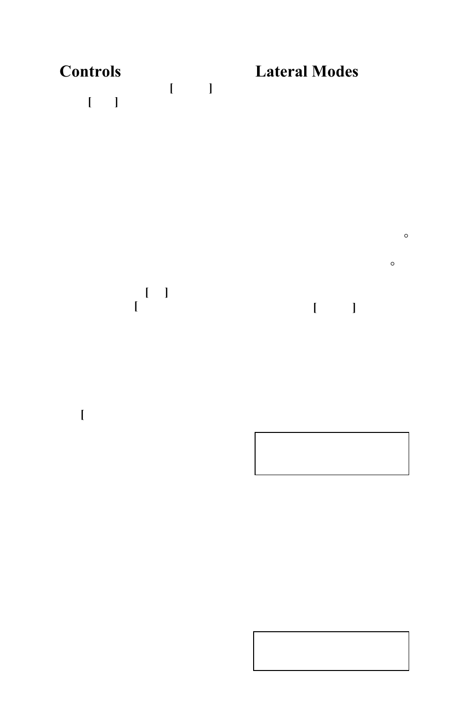 4controls, Lateral modes | TruTrak DFC Operating Manual User Manual | Page 5 / 17