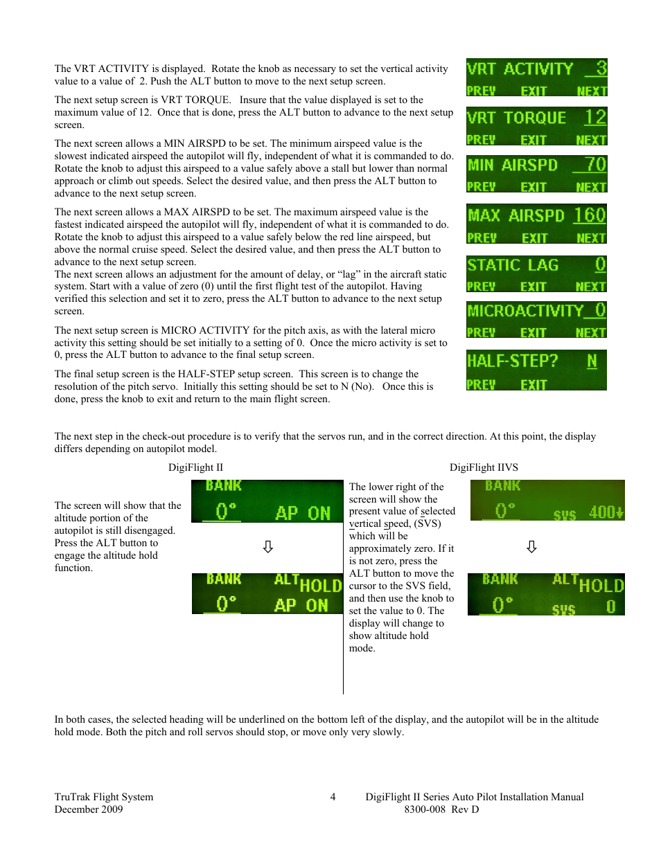 TruTrak Digiflight II Instal Manual User Manual | Page 6 / 24