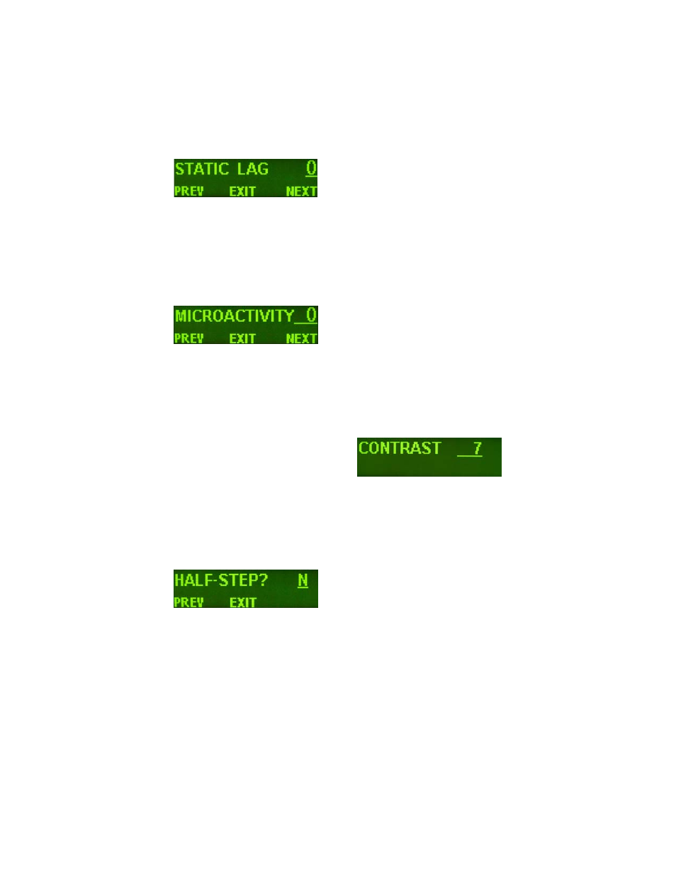 Contrast adjustment | TruTrak Digiflight II Operating Manual User Manual | Page 15 / 16