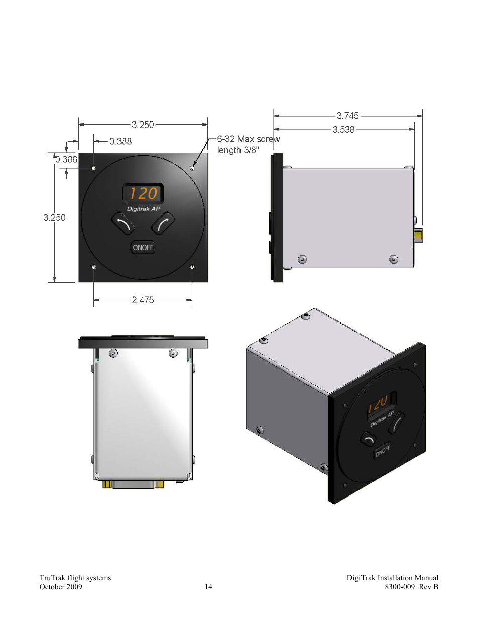 TruTrak Digitrak Install and User Guide User Manual | Page 16 / 20