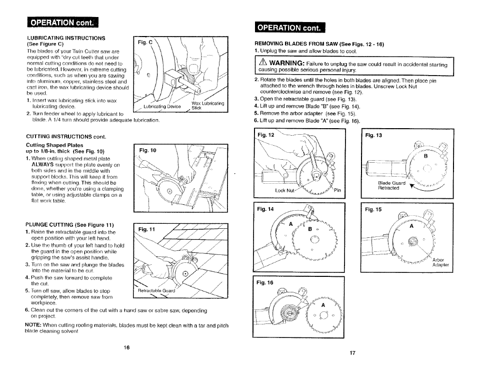 Description, Know your saw (see fig. 1), Assembly | Unpacking, Warning | Craftsman 286.26829 User Manual | Page 9 / 46