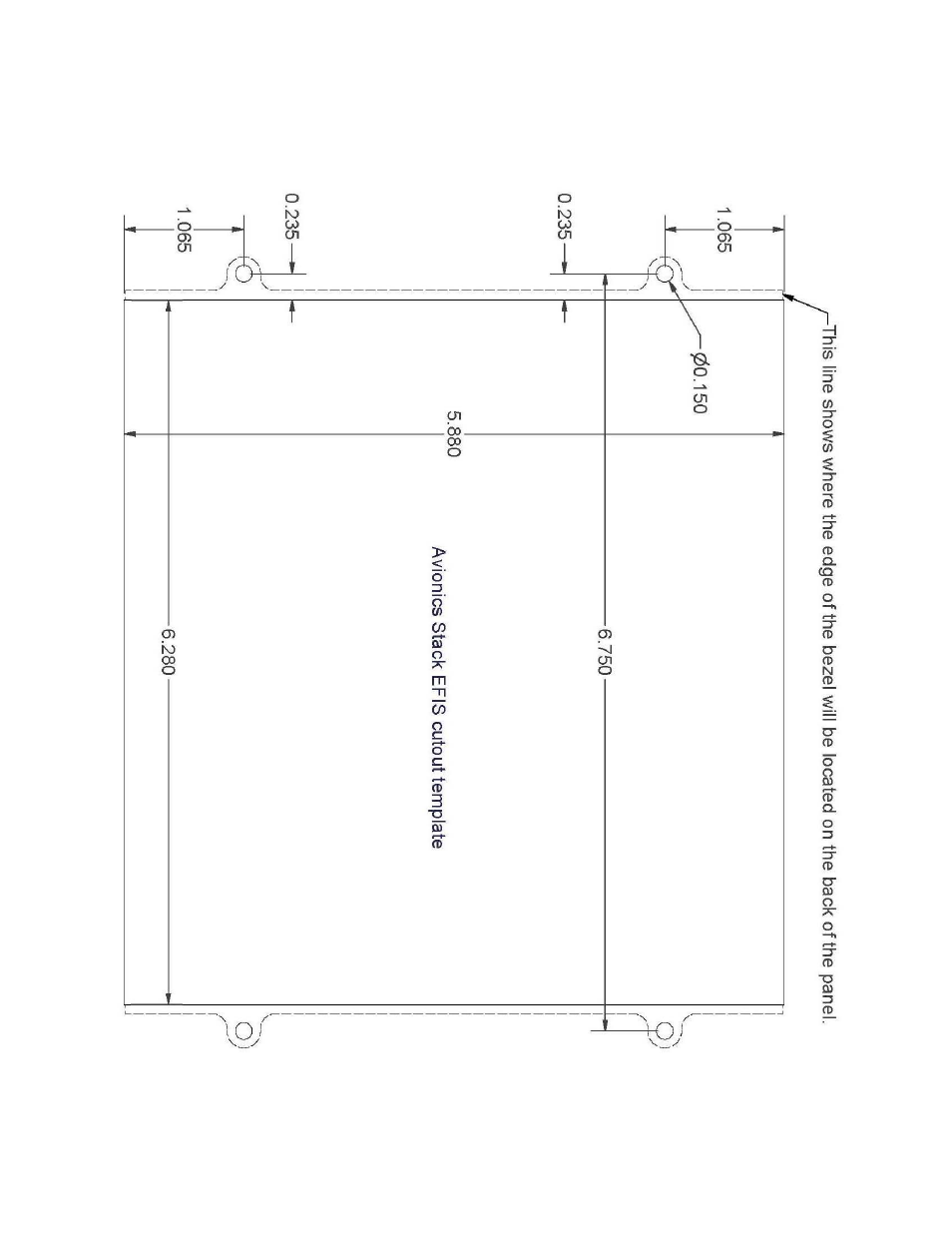 Panel templates | TruTrak EFIS AP (8300-057C) User Manual | Page 27 / 36