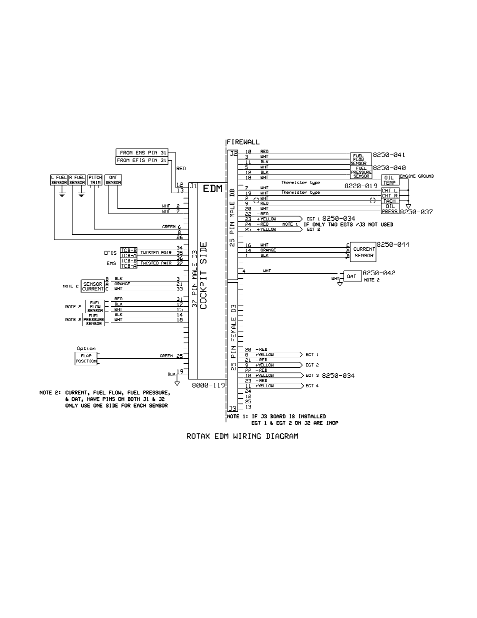 Rotax wiring diagram | TruTrak EMS BU (8300-065) User Manual | Page 23 / 32