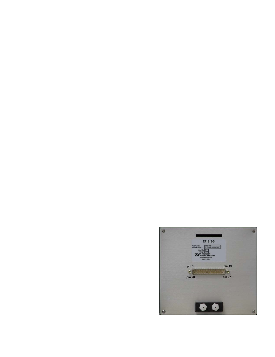 Mechanical installation considerations, Rfi/emi considerations, Pitot and static connections | TruTrak EMS BU (8300-065) User Manual | Page 3 / 32