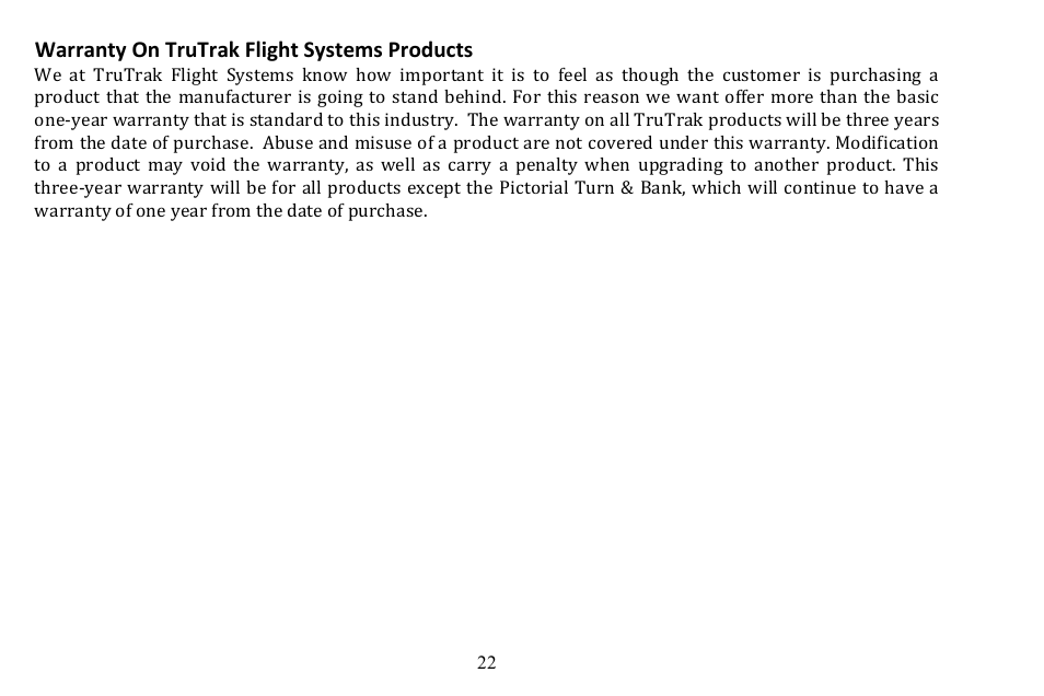 TruTrak Gemini PFD User Manual | Page 22 / 26