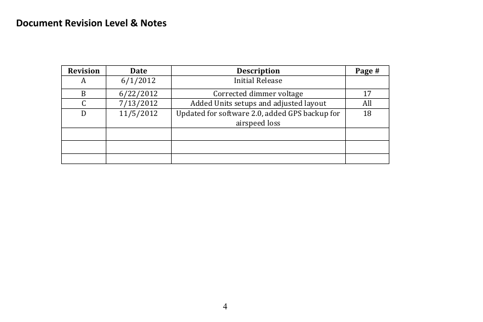 TruTrak Gemini PFD User Manual | Page 4 / 26