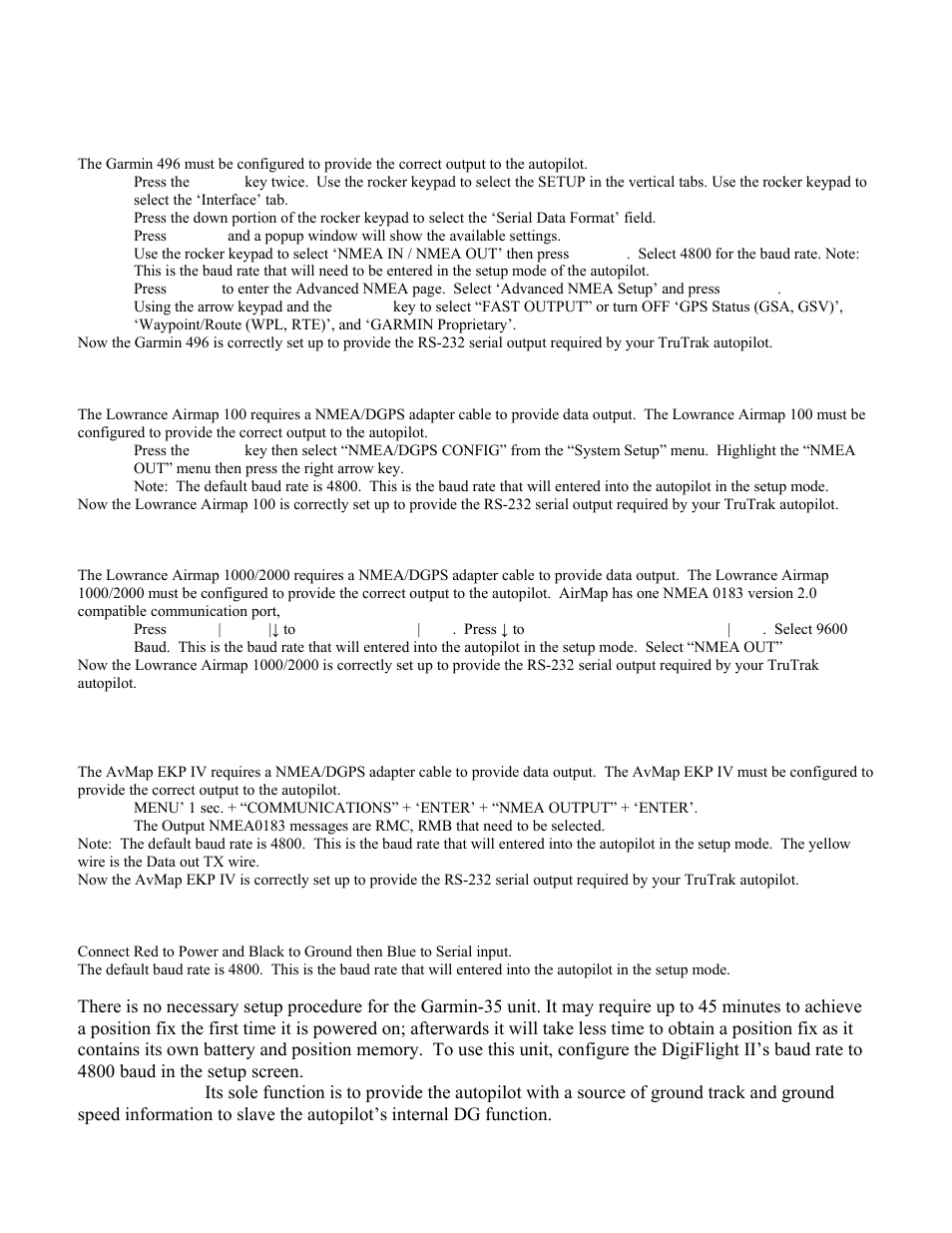 TruTrak GPS Configuration User Manual | Page 3 / 6