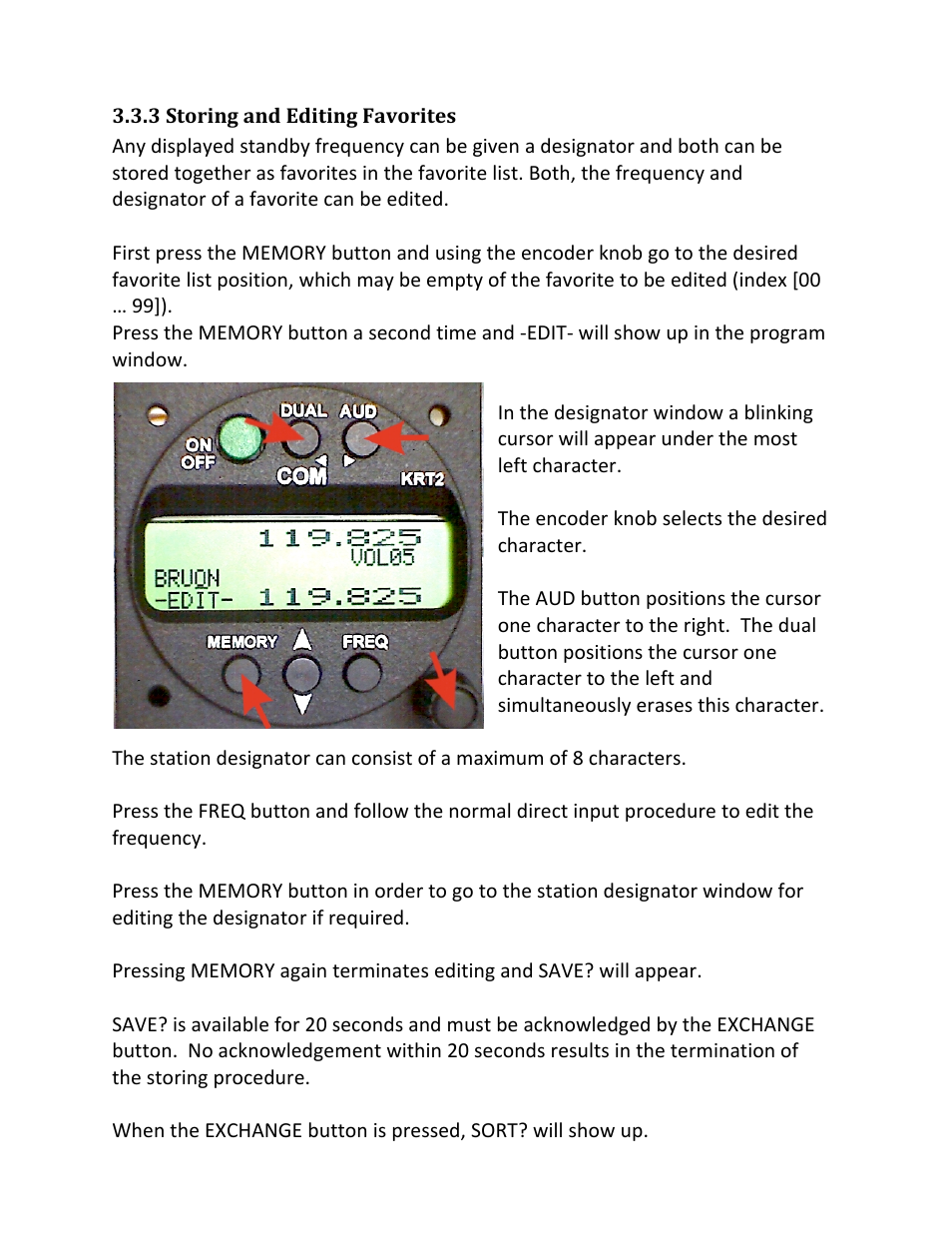 TruTrak KRT2 Comm Radio IR User Manual | Page 14 / 36