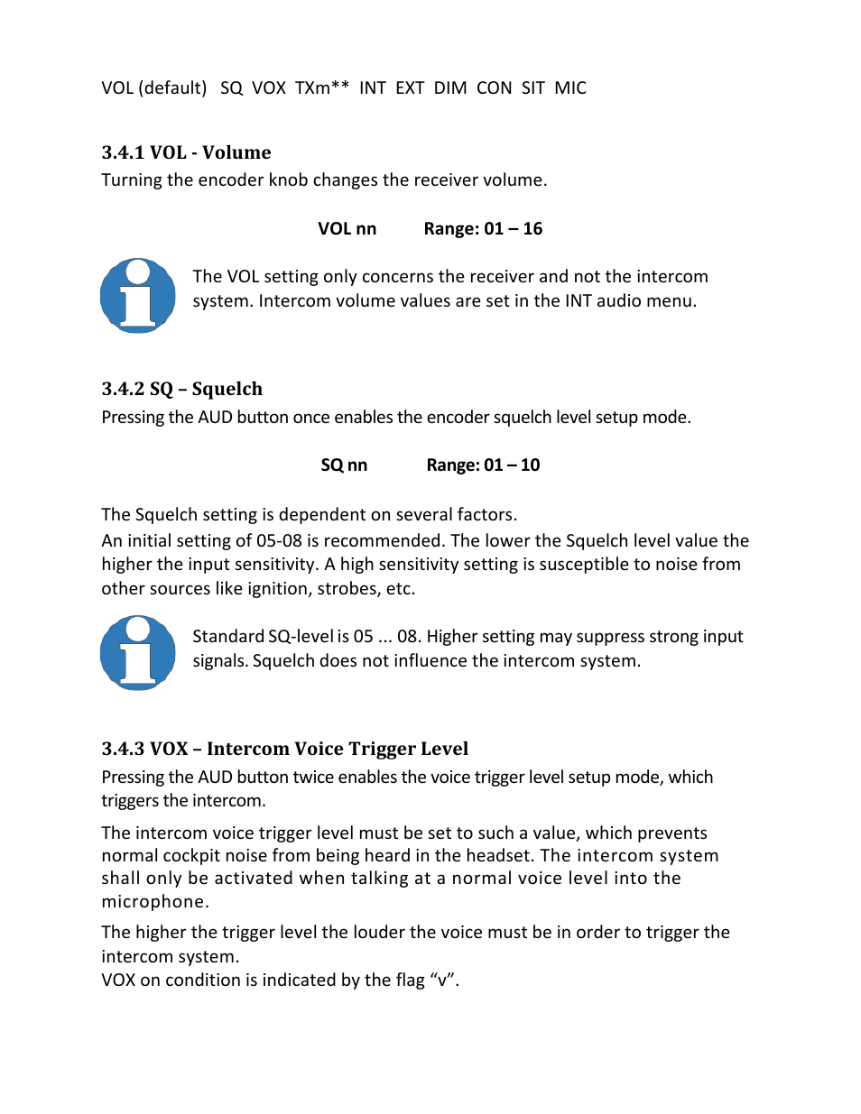 TruTrak KRT2 Comm Radio IR User Manual | Page 16 / 36