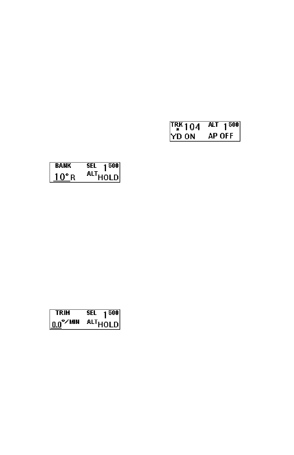 Yaw damper, Vertical modes, Altitude hold mode | TruTrak Sorcerer – Outdated User Manual | Page 8 / 20