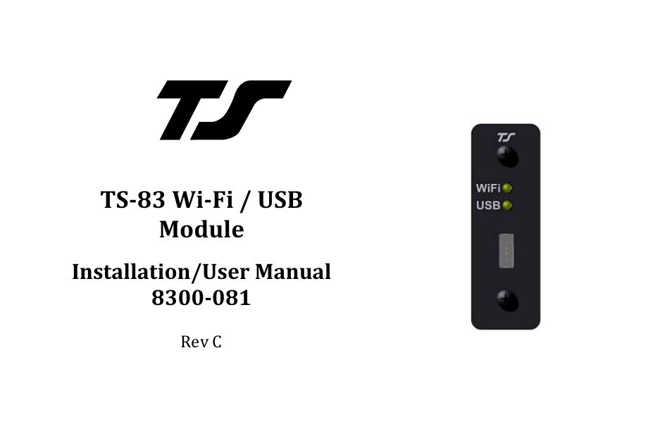 TruTrak TS-83 Rev C User Manual | 20 pages