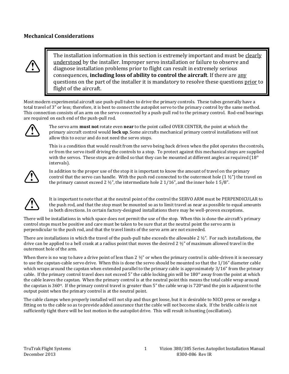 TruTrak Vizion 380-385 Install manual User Manual | Page 3 / 20