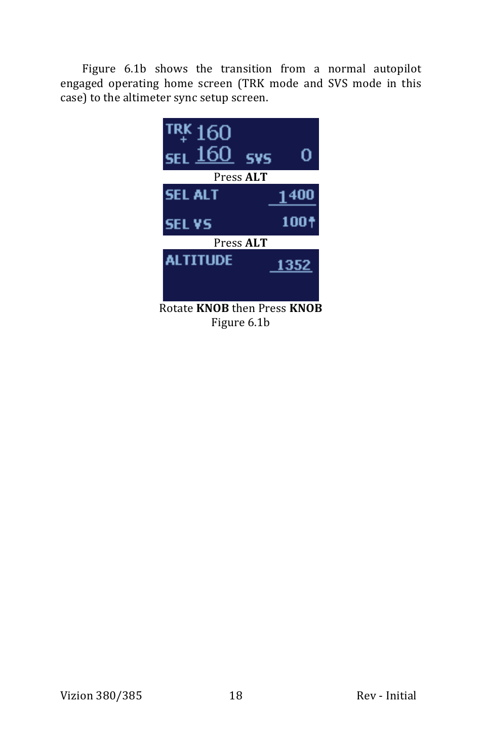 TruTrak Vizion 380-385 Operation Manual User Manual | Page 18 / 48