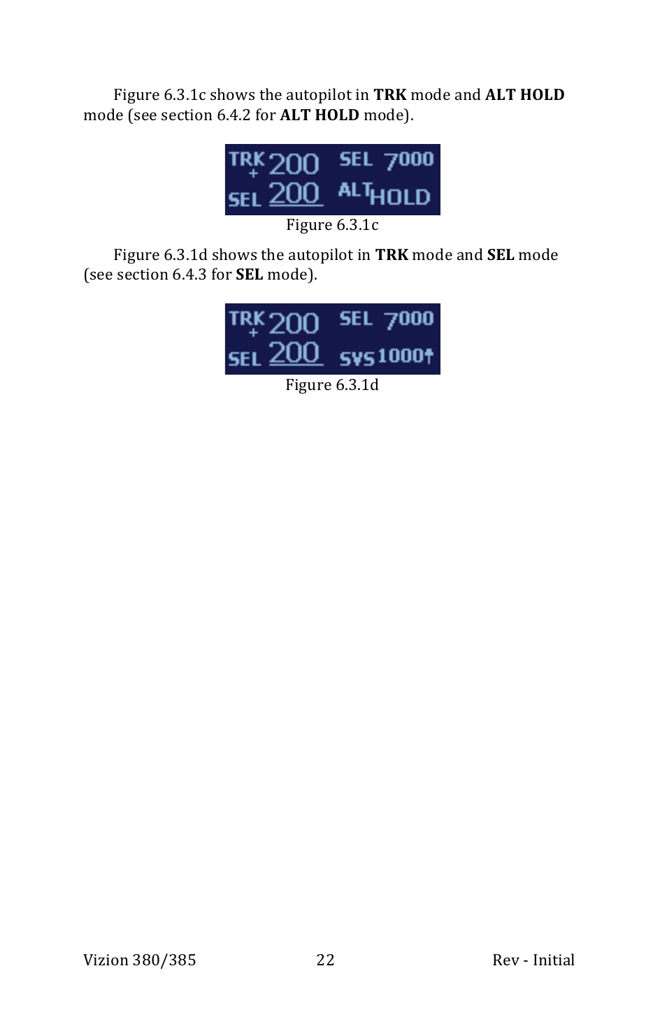 TruTrak Vizion 380-385 Operation Manual User Manual | Page 22 / 48