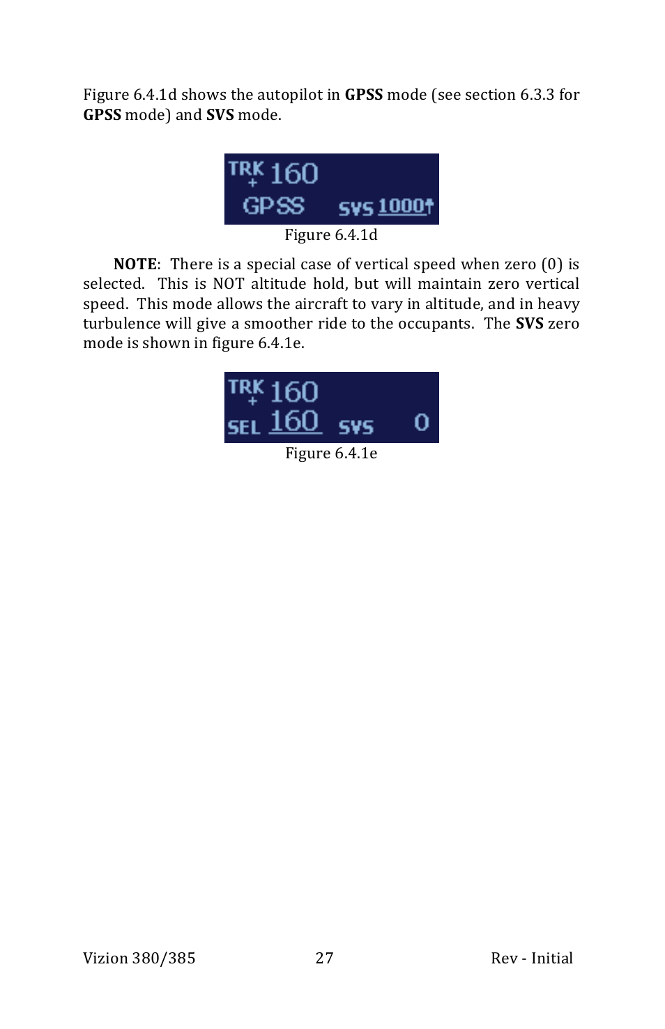 TruTrak Vizion 380-385 Operation Manual User Manual | Page 27 / 48