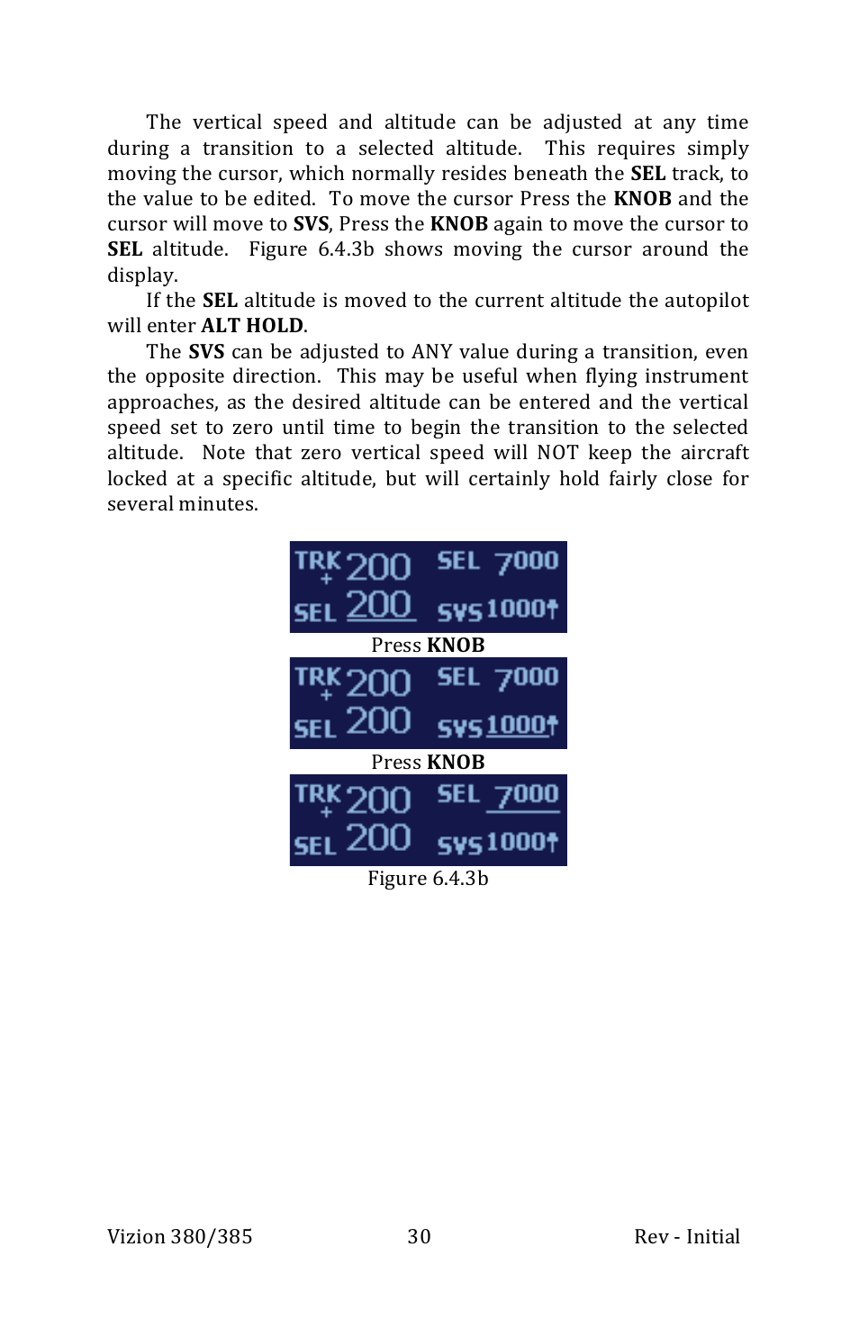 TruTrak Vizion 380-385 Operation Manual User Manual | Page 30 / 48