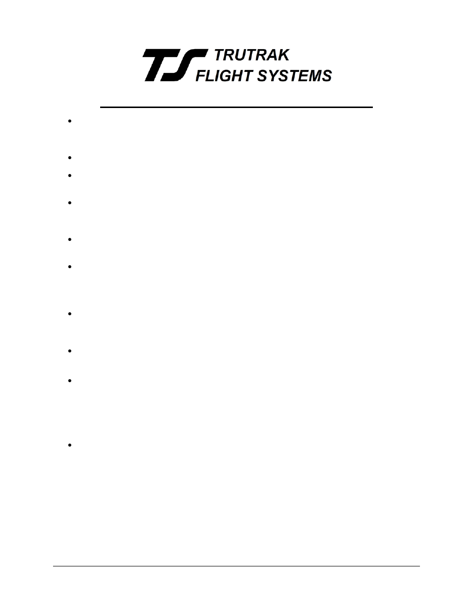 Return merchandise policy and procedure | TruTrak Yaw Damper User Manual | Page 11 / 12