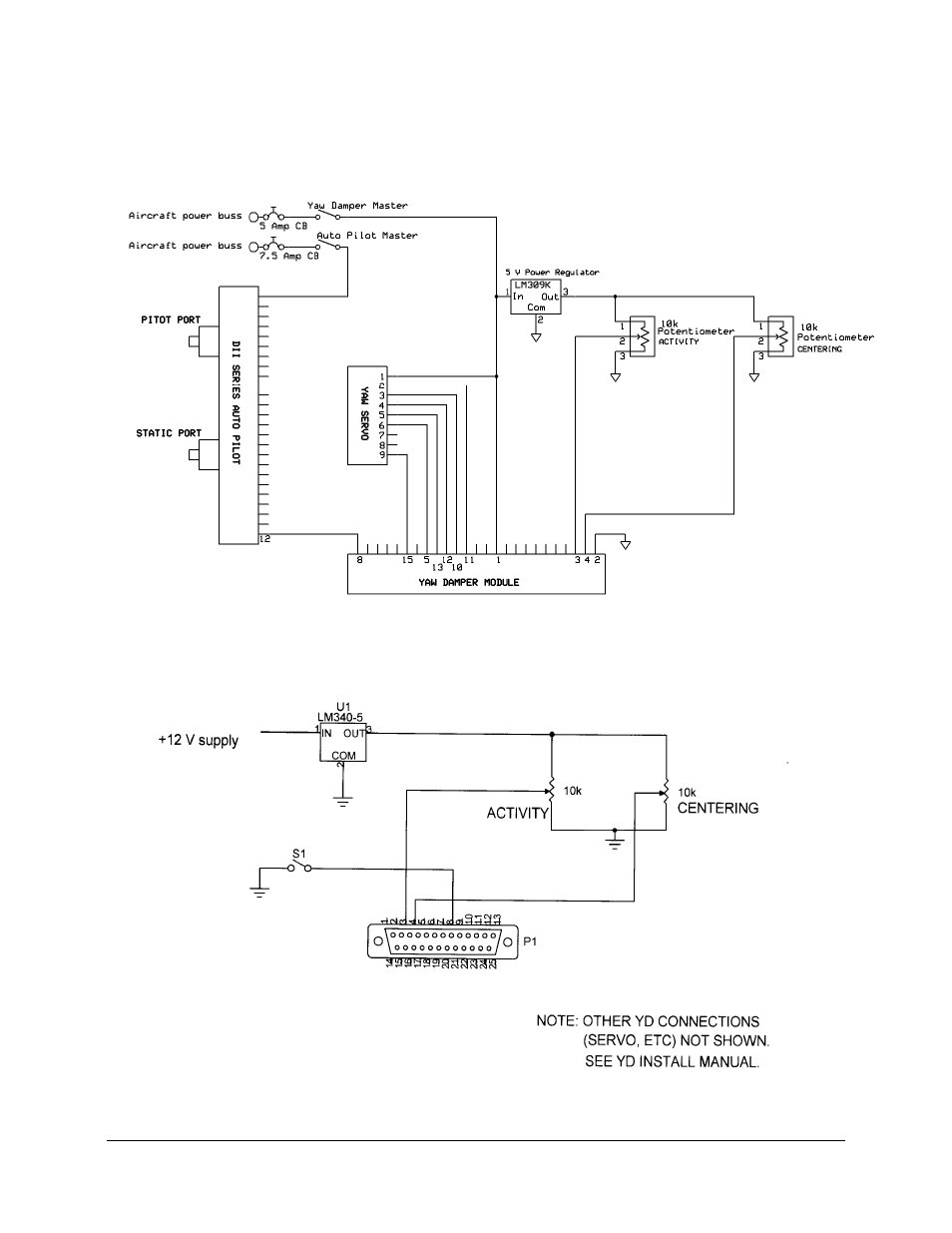 Dii installation | TruTrak Yaw Damper User Manual | Page 9 / 12