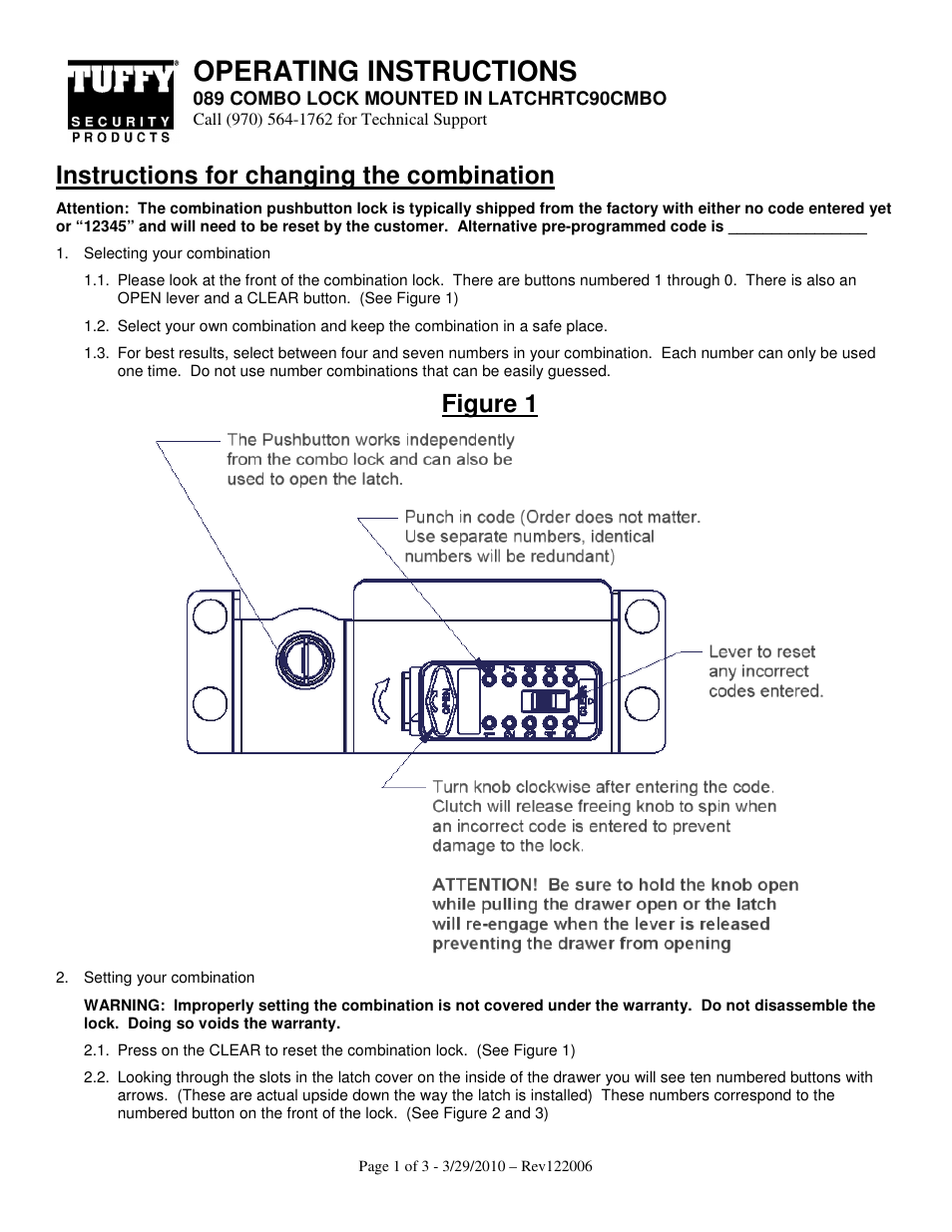 Tuffy Security 089 Manual User Manual | 3 pages