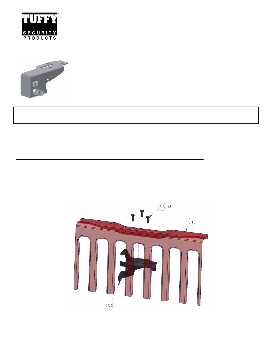 Tuffy Security 295 User Manual | 3 pages