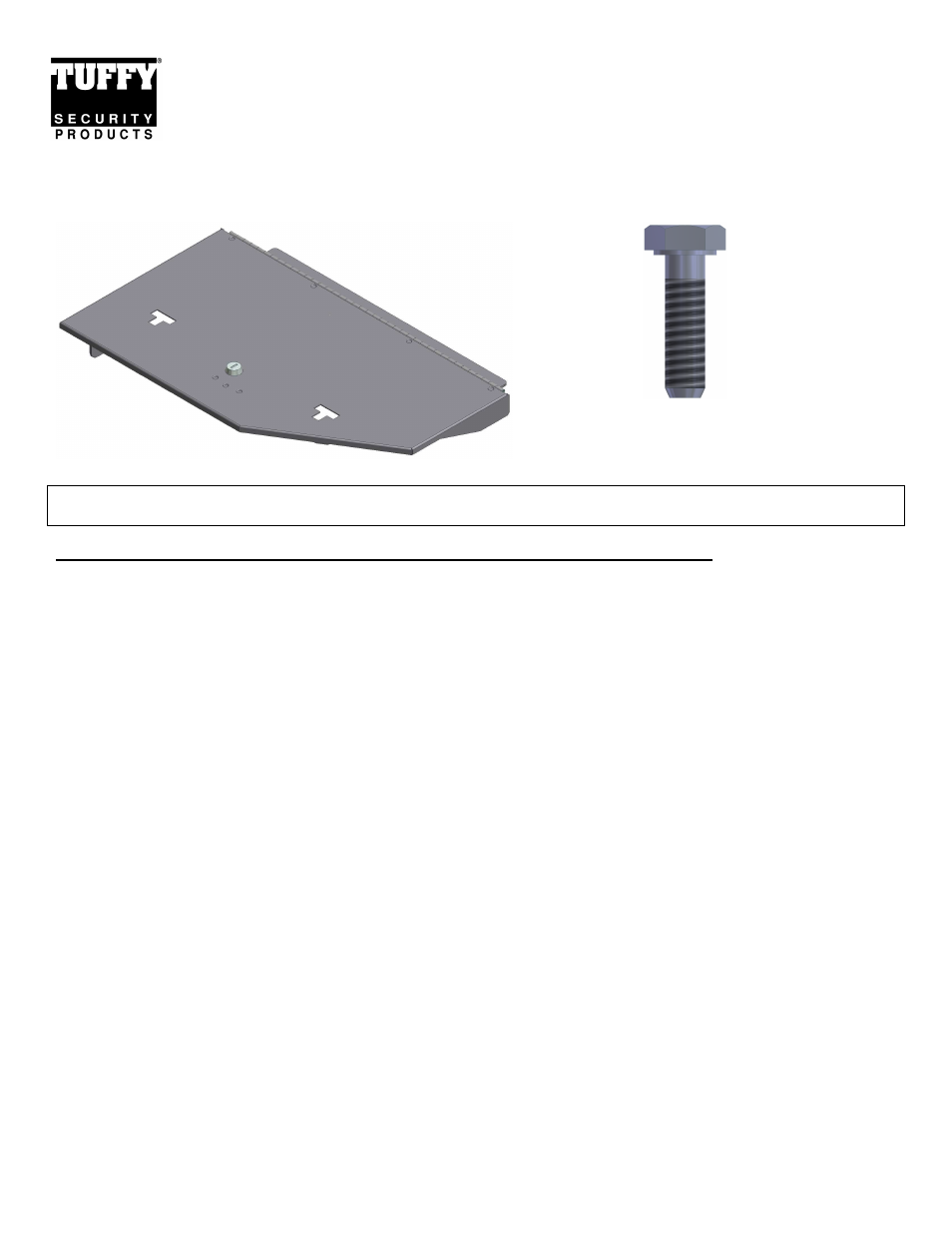 Tuffy Security 312 User Manual | 2 pages