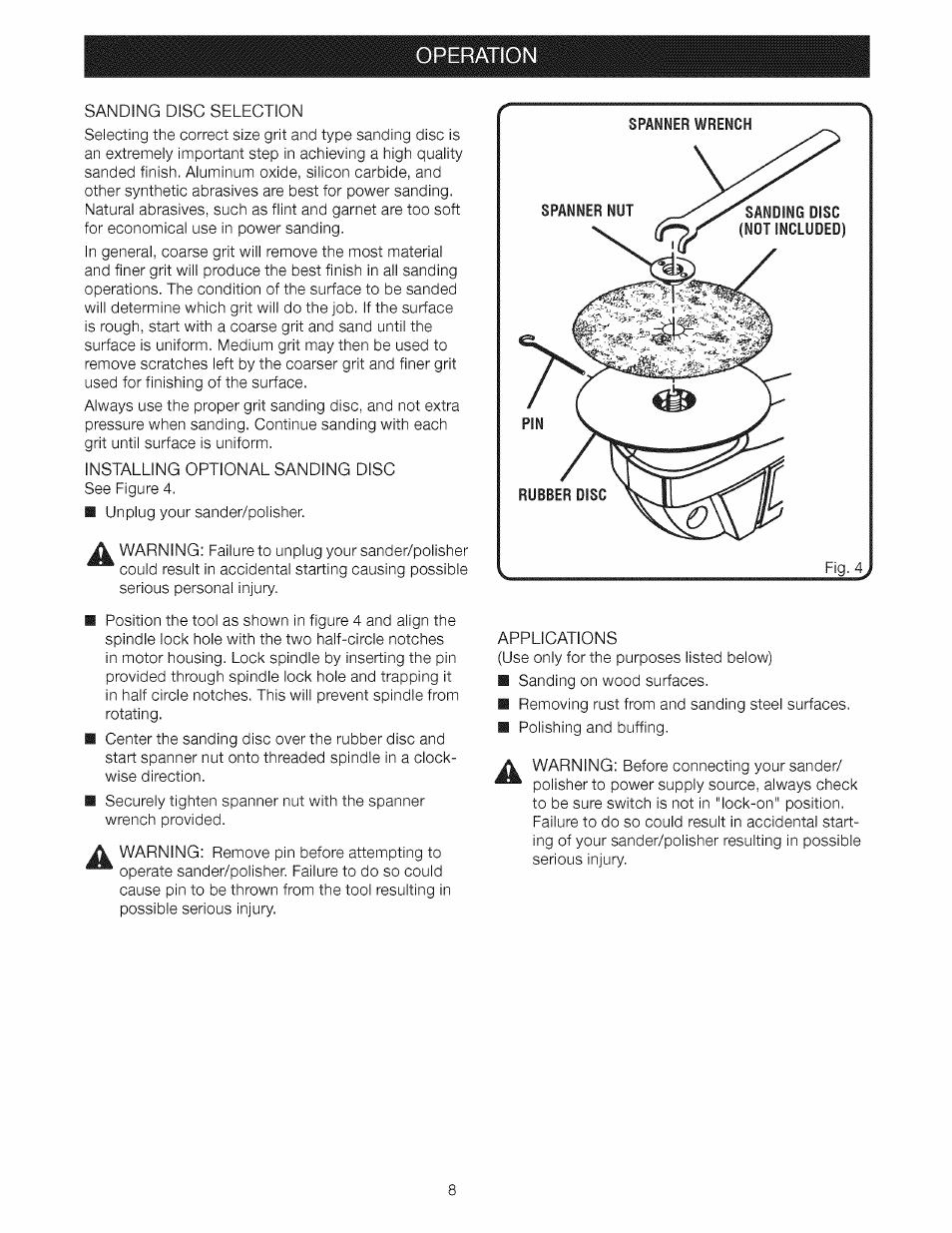 Craftsman 315.115033 User Manual | Page 8 / 14