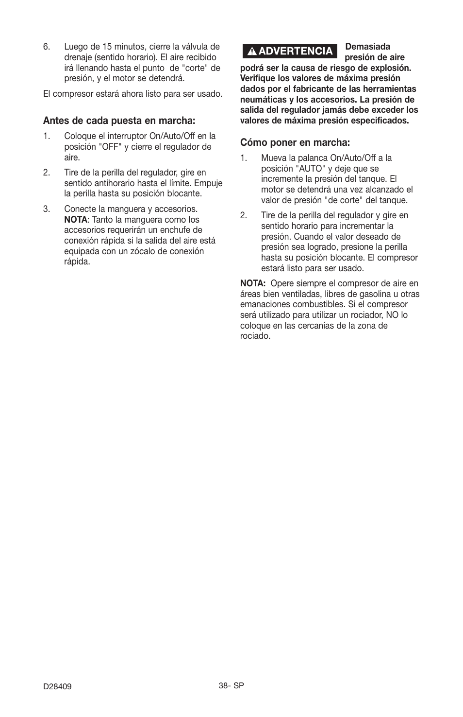 Craftsman 919.167362 User Manual | Page 38 / 48