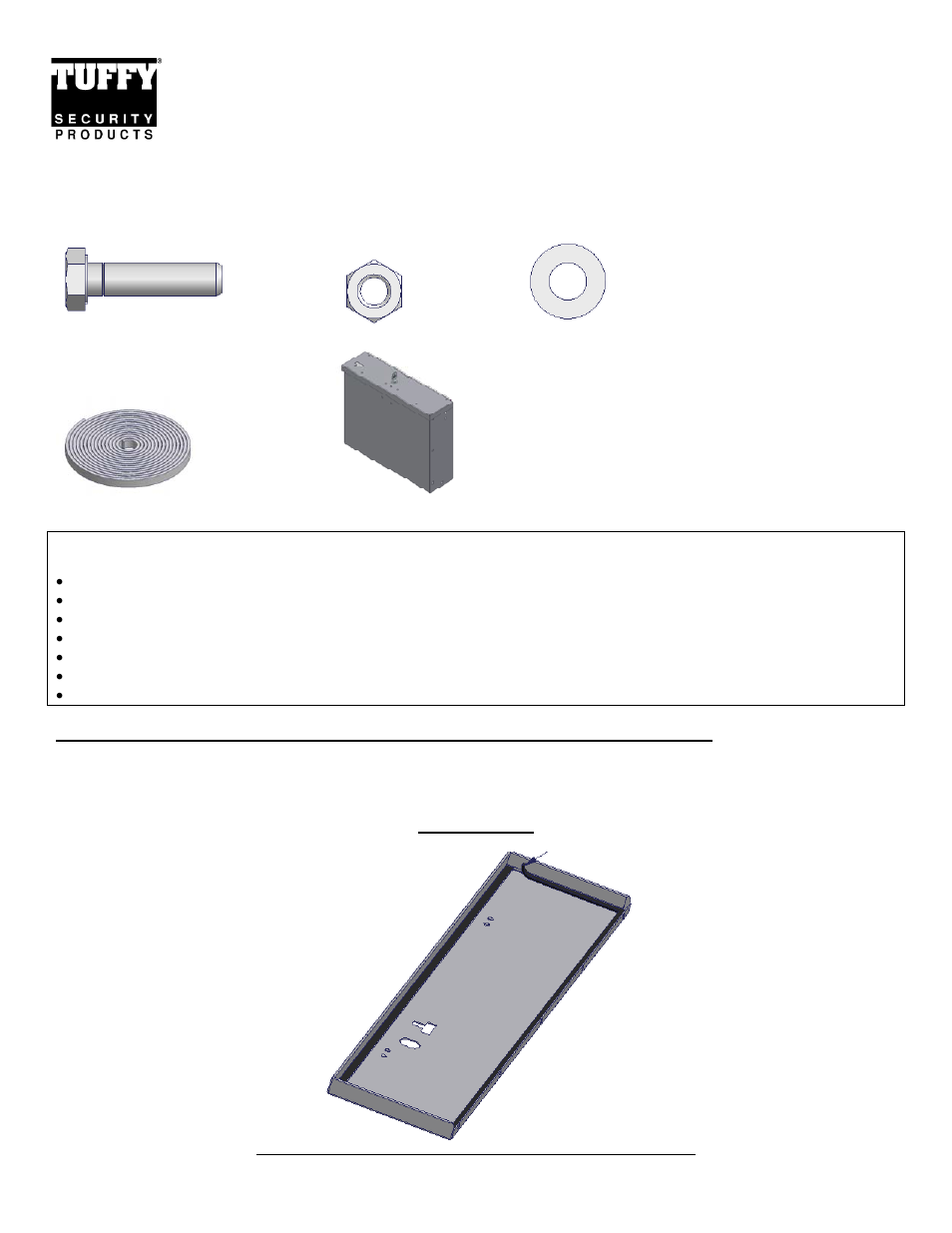 Tuffy Security 182 User Manual | 2 pages